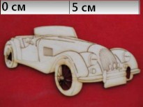 Фигурка с магнитом АВТОМОБИЛЬ-2, ПОЛНОЦВЕТ