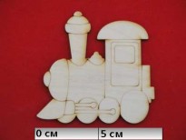 Фигурка с магнитом ПАРОВОЗИК, ПОЛНОЦВЕТ
