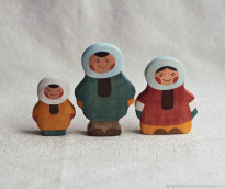 Семья эскимосов. (3 человечка), Михеев